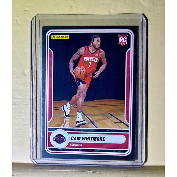 Cam Whitmore 2023-24 Panini NBA #89 Silver Foil Rookie Card Houston Rockets - Picture 1 of 2